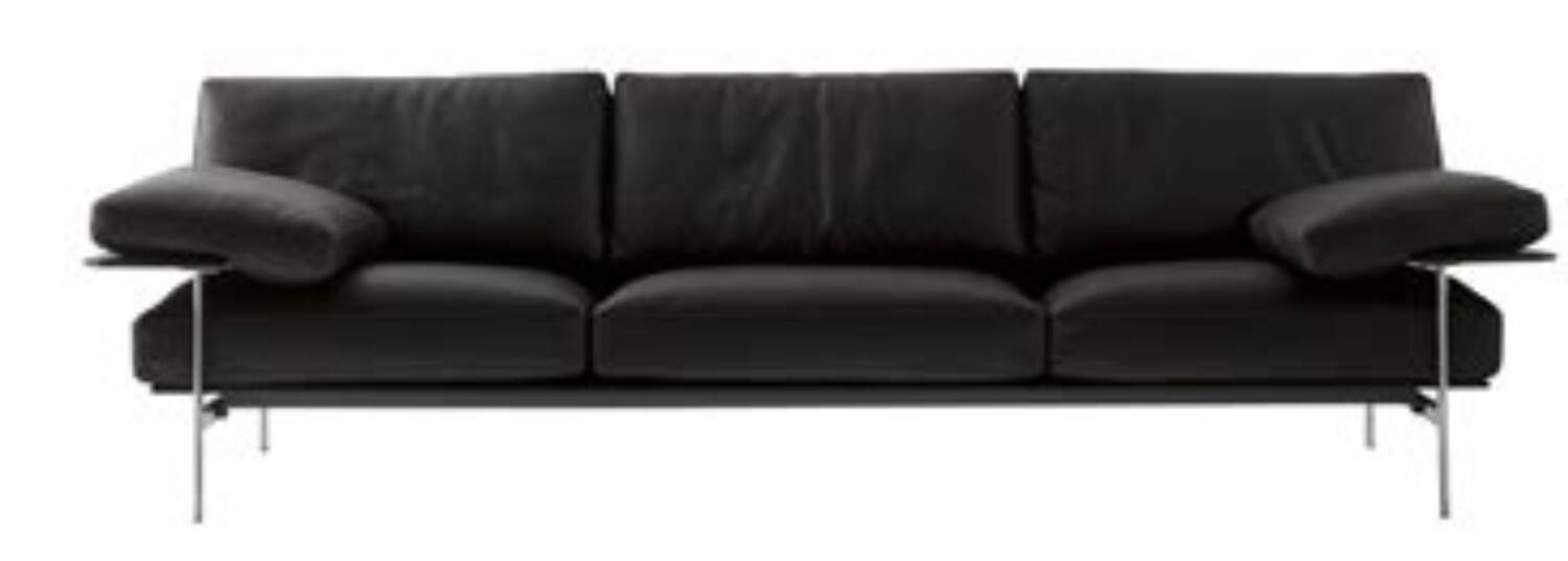 B&B Italia Diesis leather sofa
