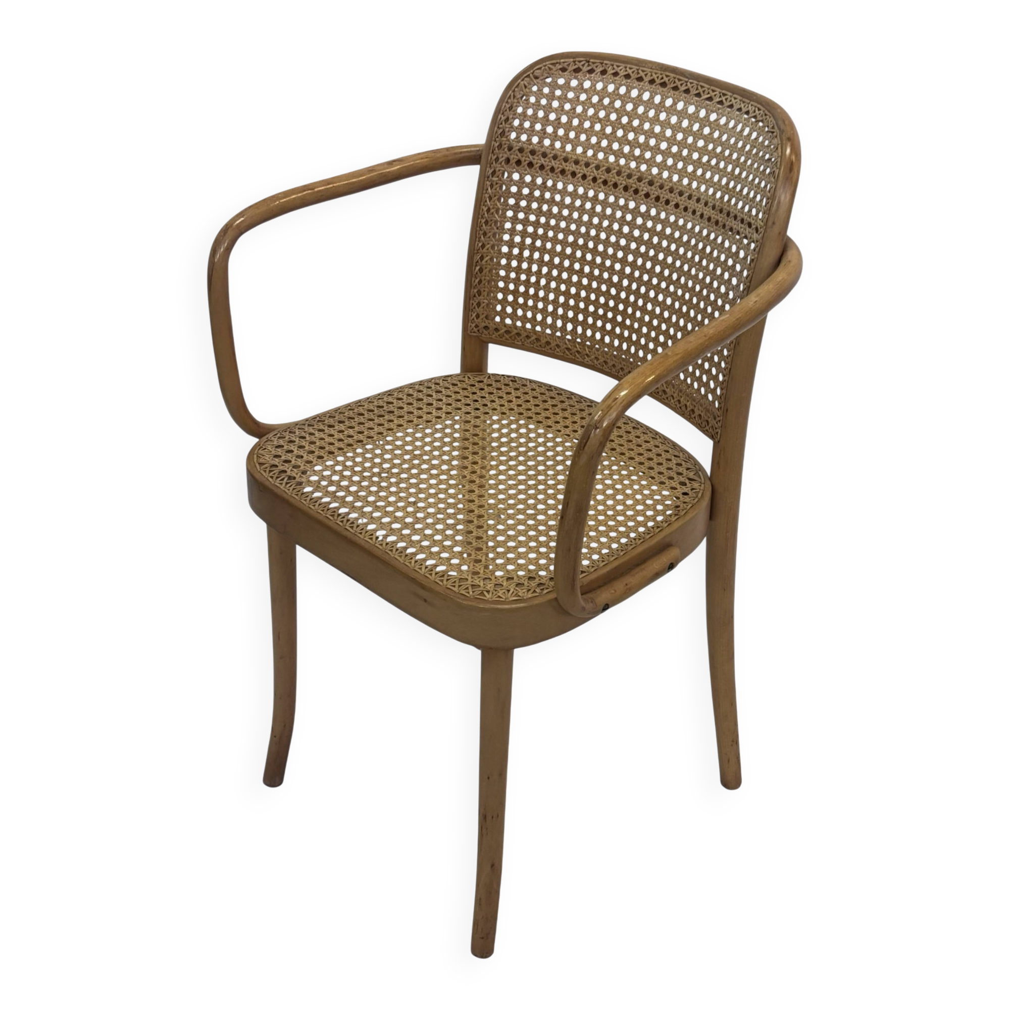 Chaise vintage modèle 811 / Chaise de Prague par Josef Hoffmann pour Ligna FMG 1950