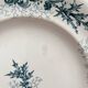 5 old flat ironstone plates “Cyrano” Longwy