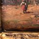 Godchaux. Oil on panel, animated landscape. 19th century