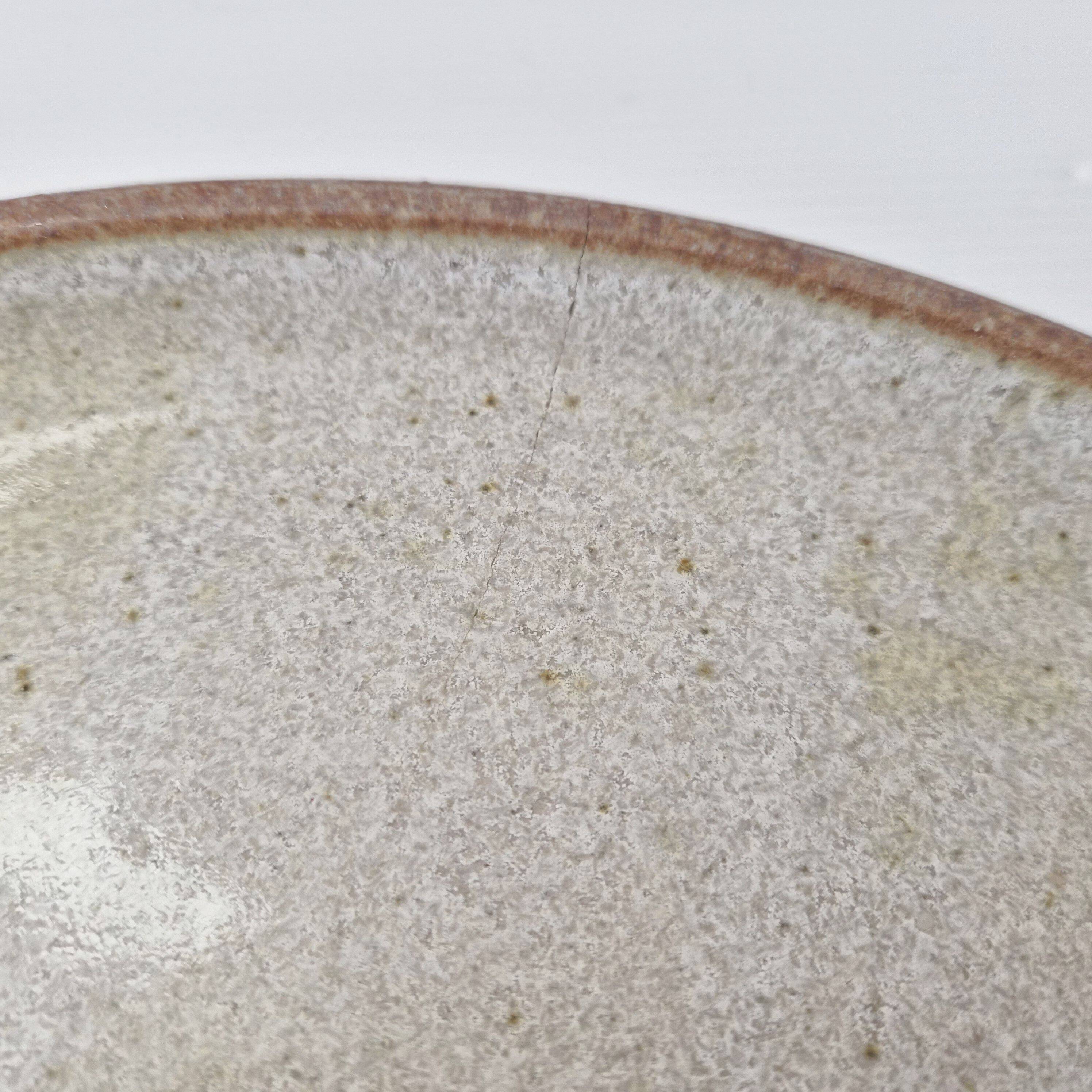 Vintage stoneware serving dish from the 1970s.