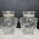 Pair of vintage jars candy jar bear head
