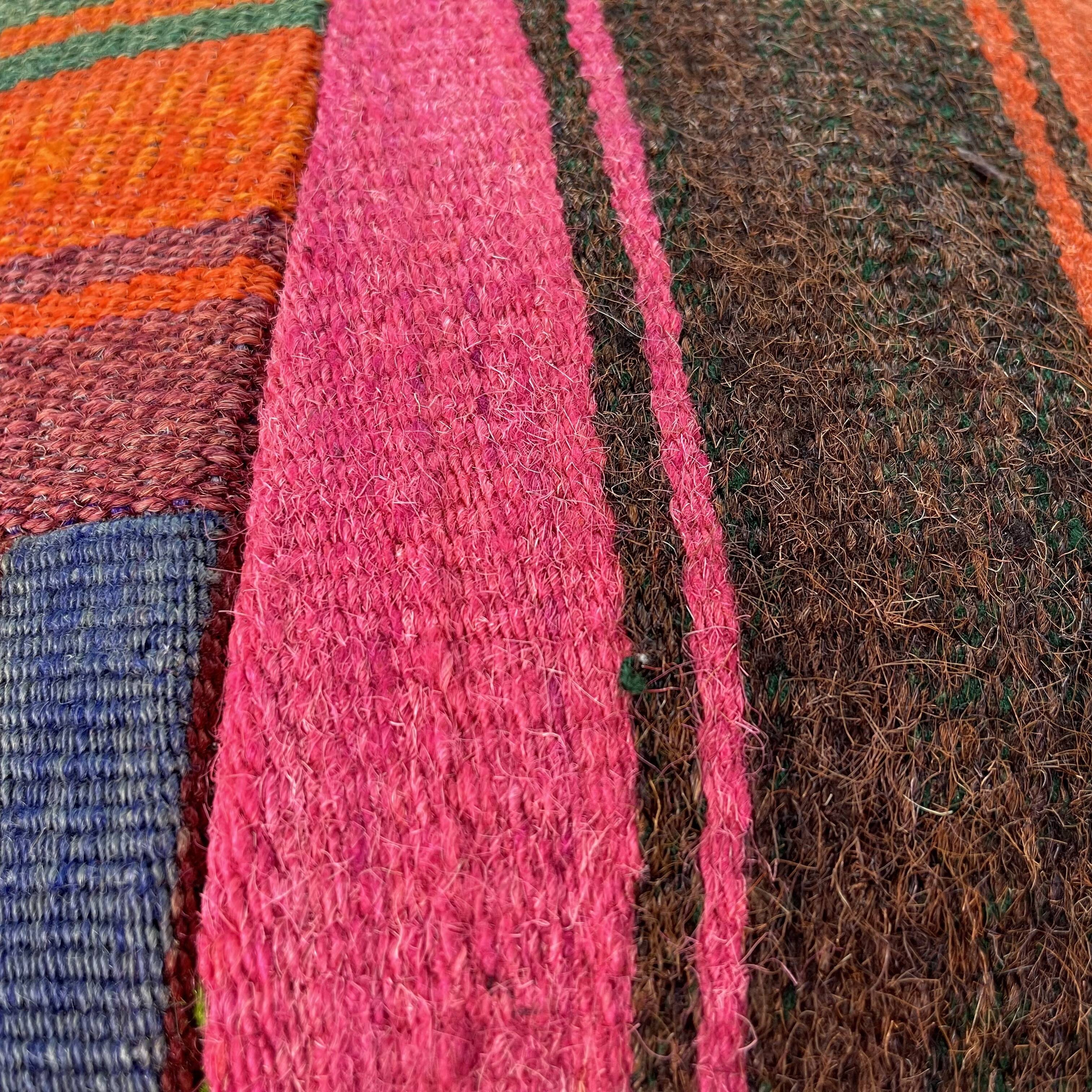 Vintage turkish kilim cushion cover 40 x 40 cm