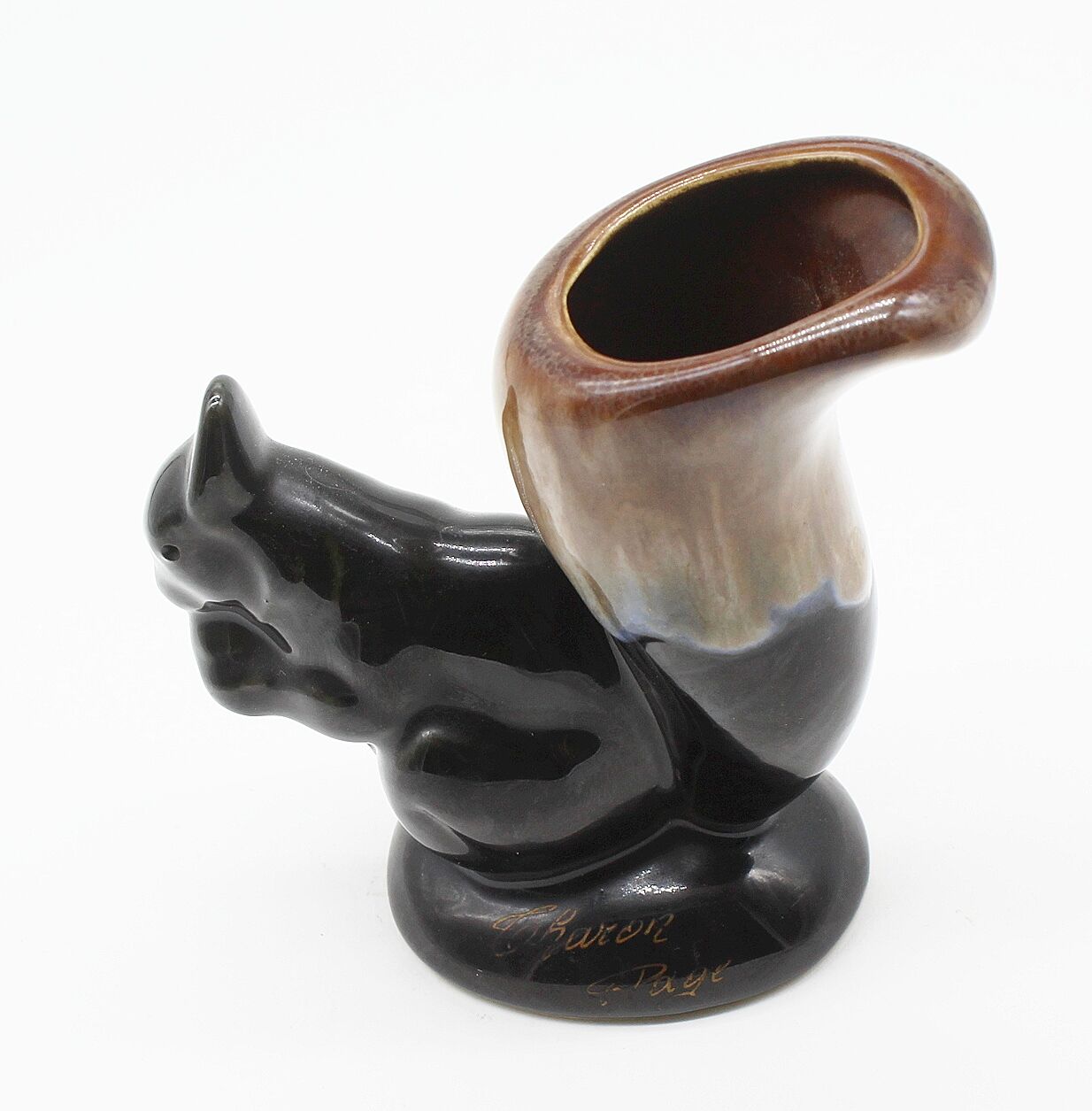 Vintage ceramic squirrel vase