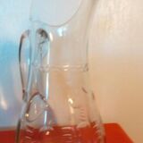 Crystal pitcher decanter in the Louis Philippe style