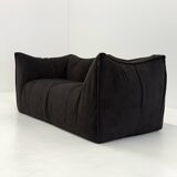 Vintage Bambole sofa in dark brown by Mario Bellini for B&B Italia