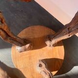Wooden stool vine foot 50s