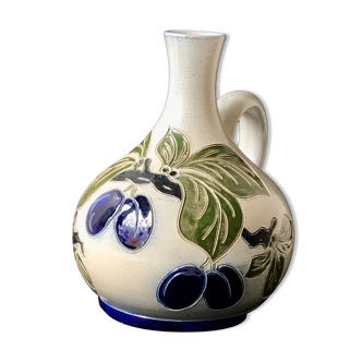 Paul Schmitter sandstone pitcher decoration blue plums