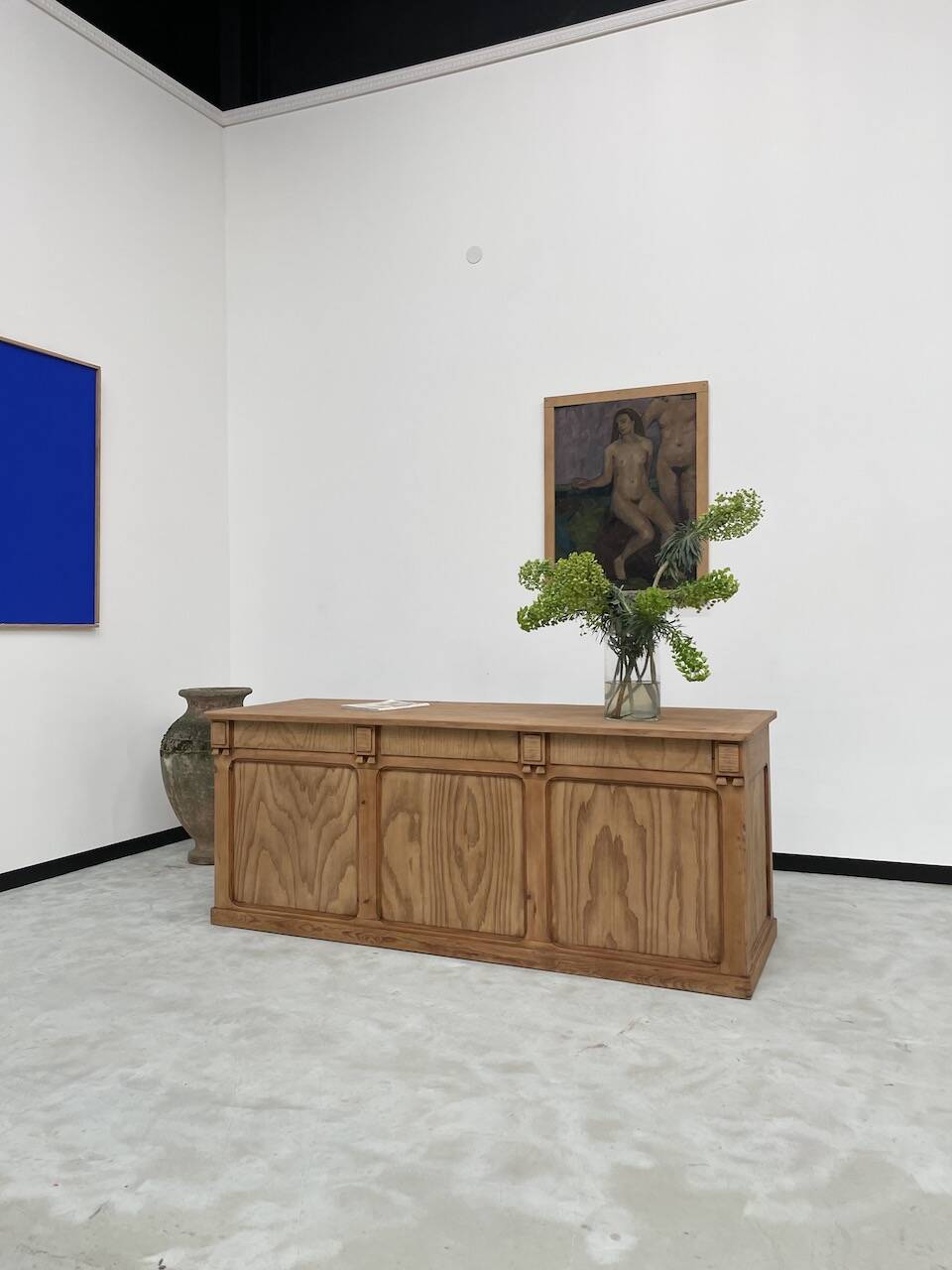 2m central island pine counter