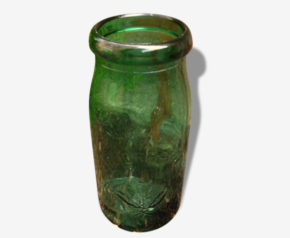 Bocal La Lorraine Chardon | Verre Vert 1 L | Pot ustensiles Vase fleurs  Déco Collection Cuisine | Selency
