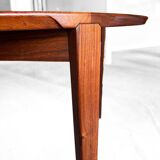 Table scandinave extensible en palissandre 4/10 pers Rosengren Hansen