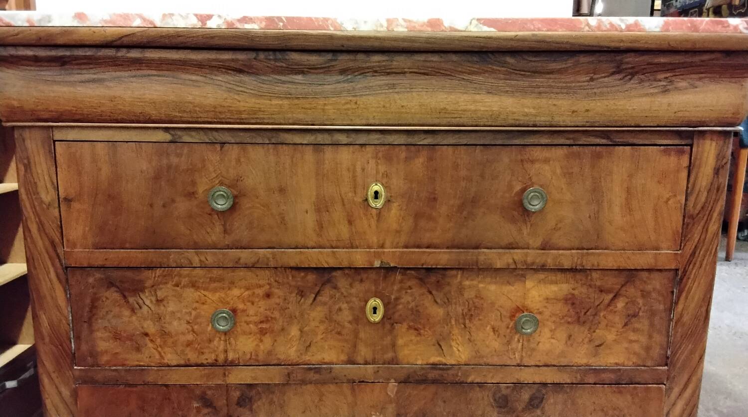 Antique commode in Louis Philippe style