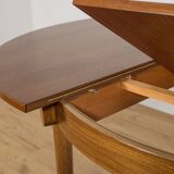 Table à manger ronde extensible et chaises du milieu du siècle de McIntosh, années 1960