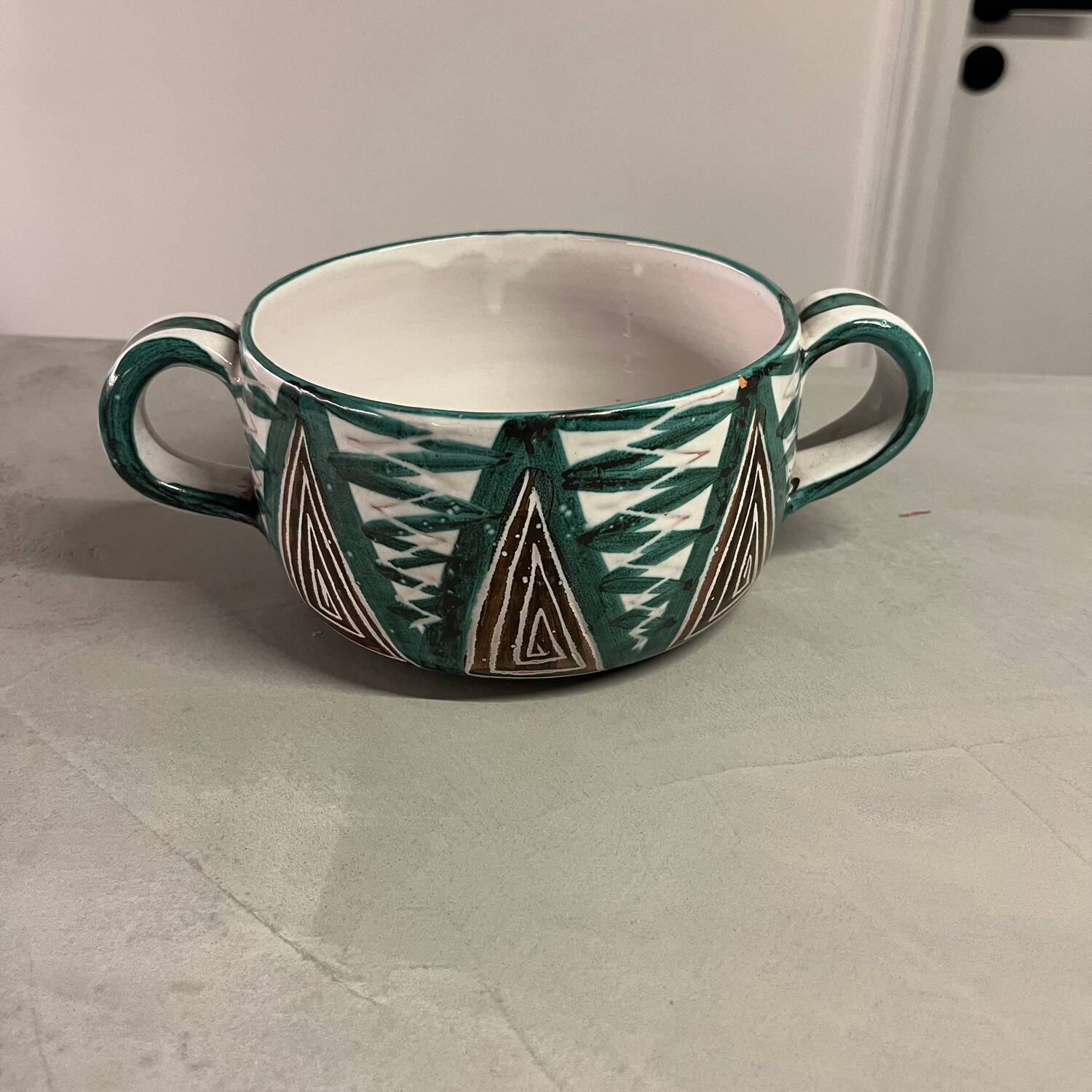 Ceramic salad bowl by Robert Picault