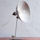 Industrial czechoslovak metal table lamp, 1960s