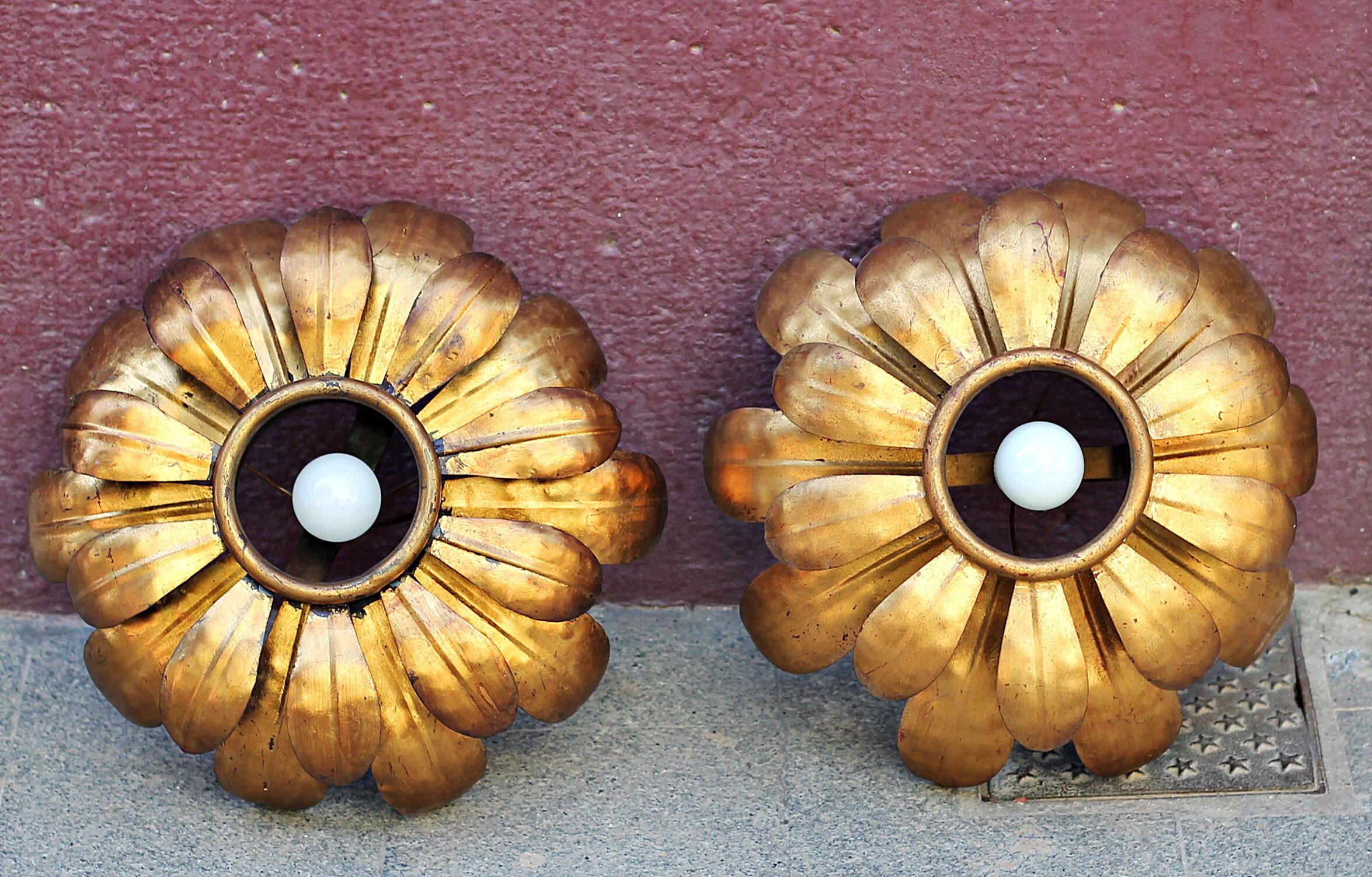Paire d’appliques Ferro-Art