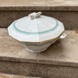 Art Deco Soup Tureen / Vegetable Dish – UML France Limoges – 1930s