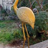 Flamant rose en laiton
