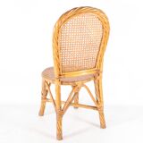 Set of 6 rattan chairs