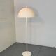 Vintage Space Age Modernist White Mushroom Shape Floor Lamp from Dijkstra Lampen, 1970s