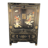 Meuble chinois laqué Tianjin vintage