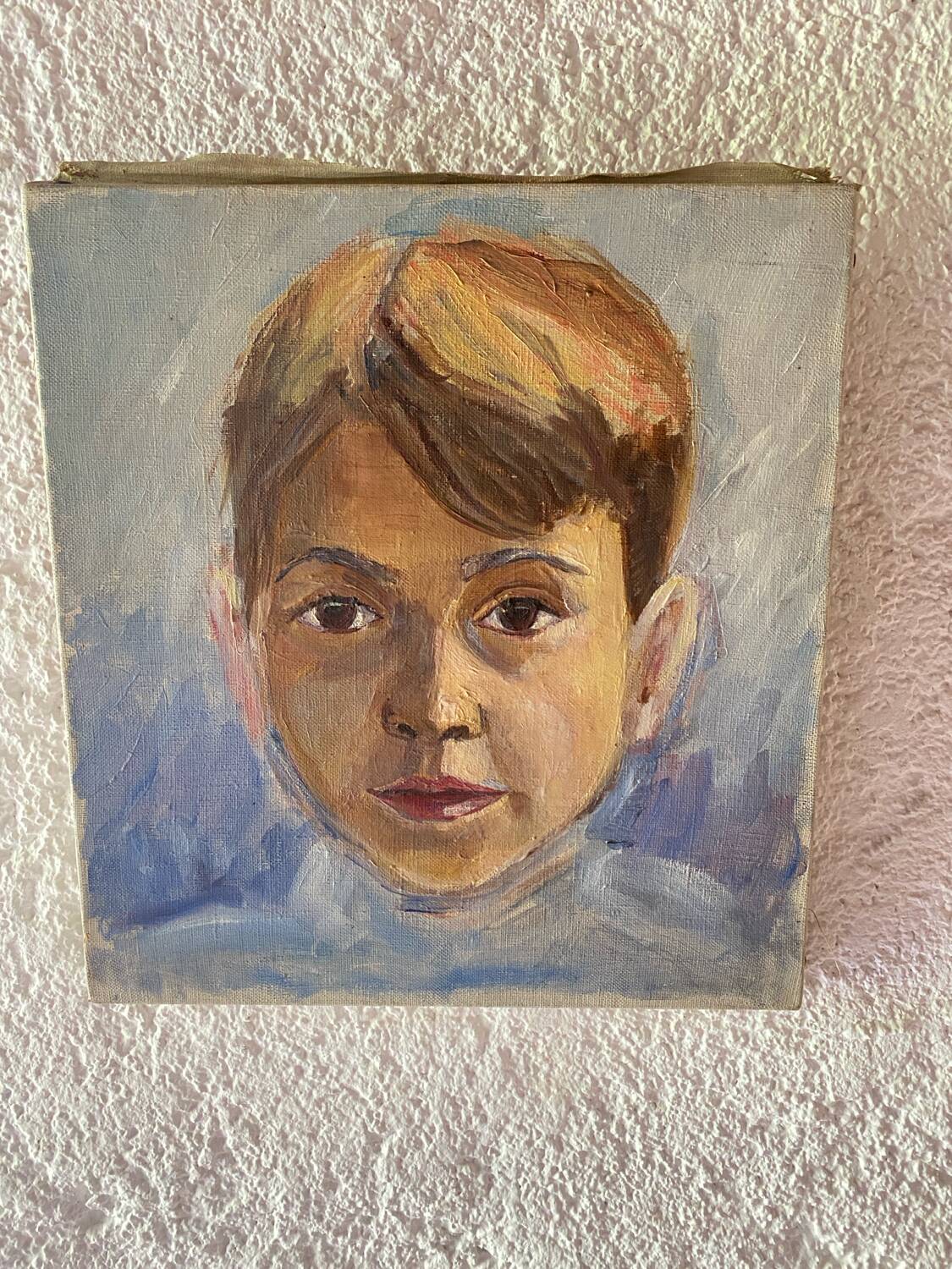 Old oil portrait