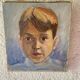 Old oil portrait