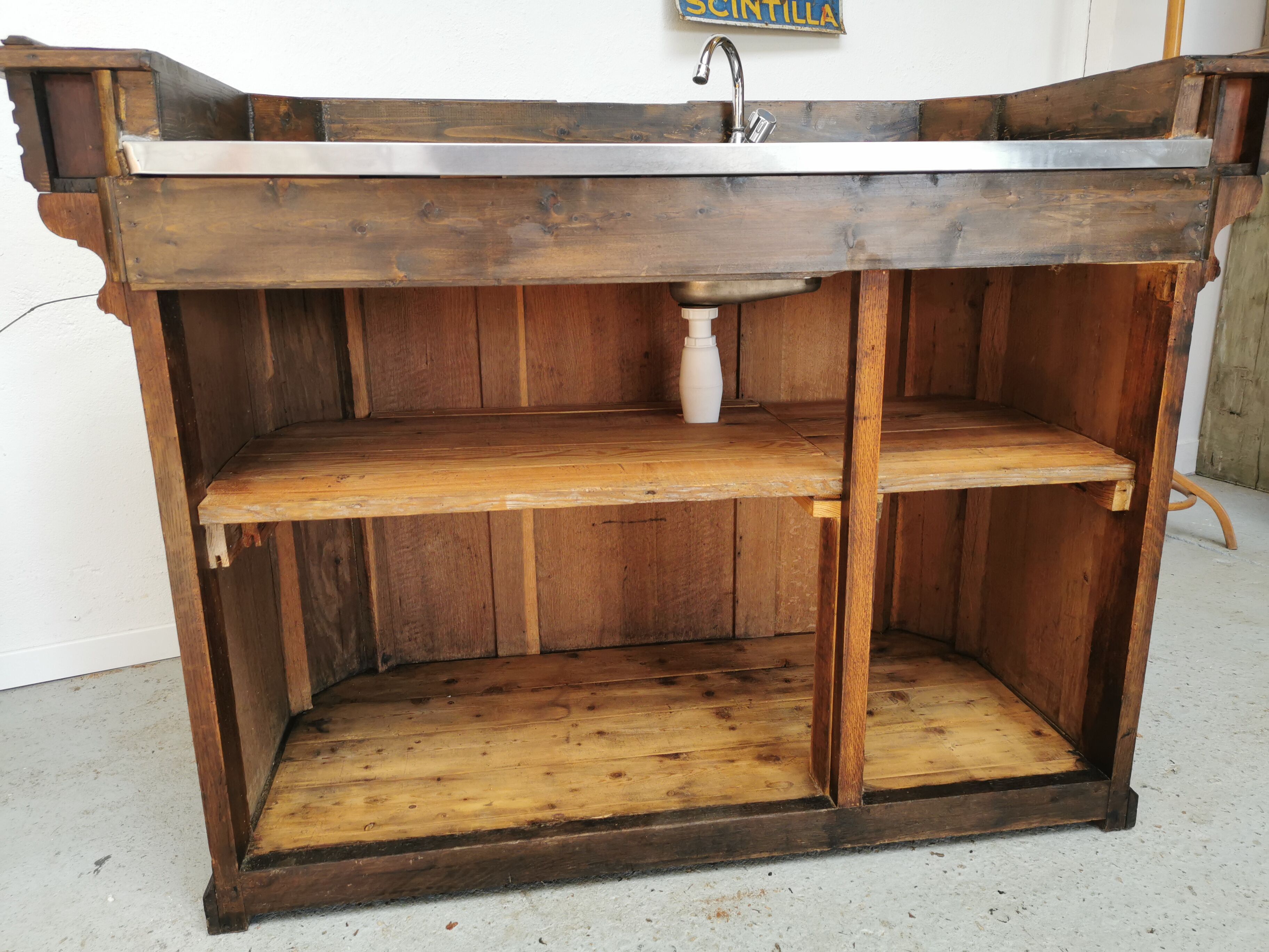 Former bistro bar counter