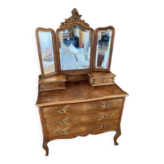 Coiffeuse commode louis xv