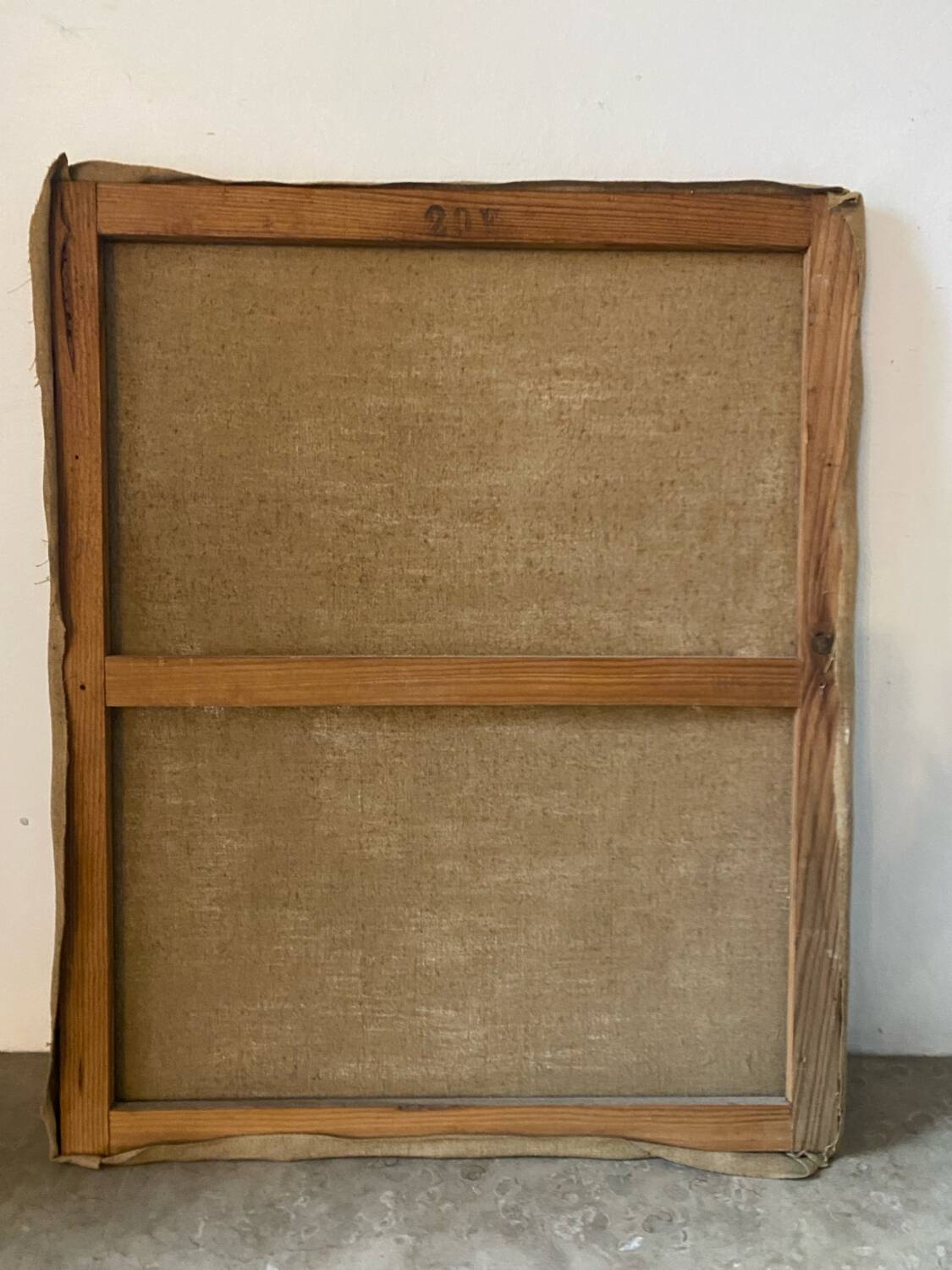 Bouquet of flowers signed Dechamps