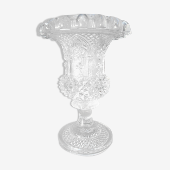 Baccarat Colorless Crystal Medici Vase - The Diamond-tipped Creusot