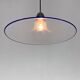 Space Age Italian Bubble Glass & Chrome Pendant Light, 1970's