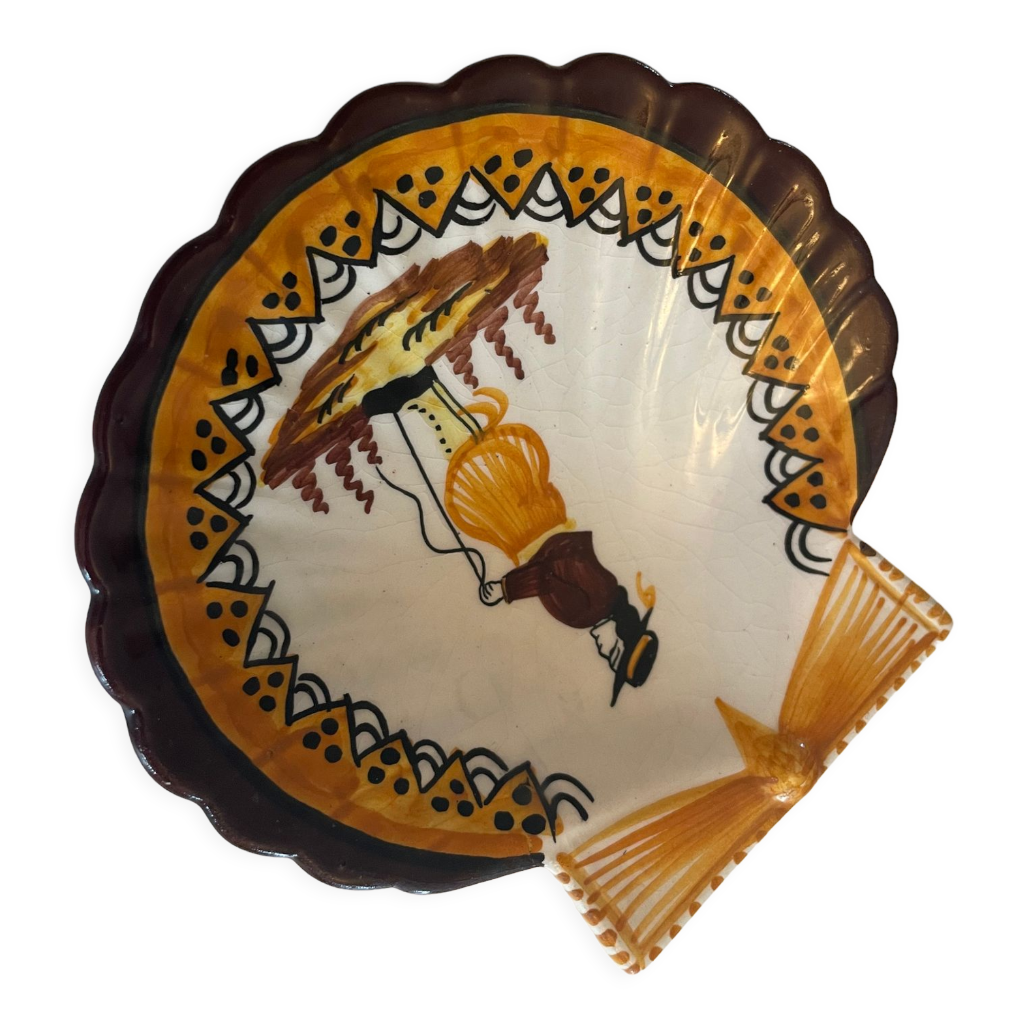 Faience cup quimper hb