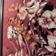 Large vintage floral tapestry