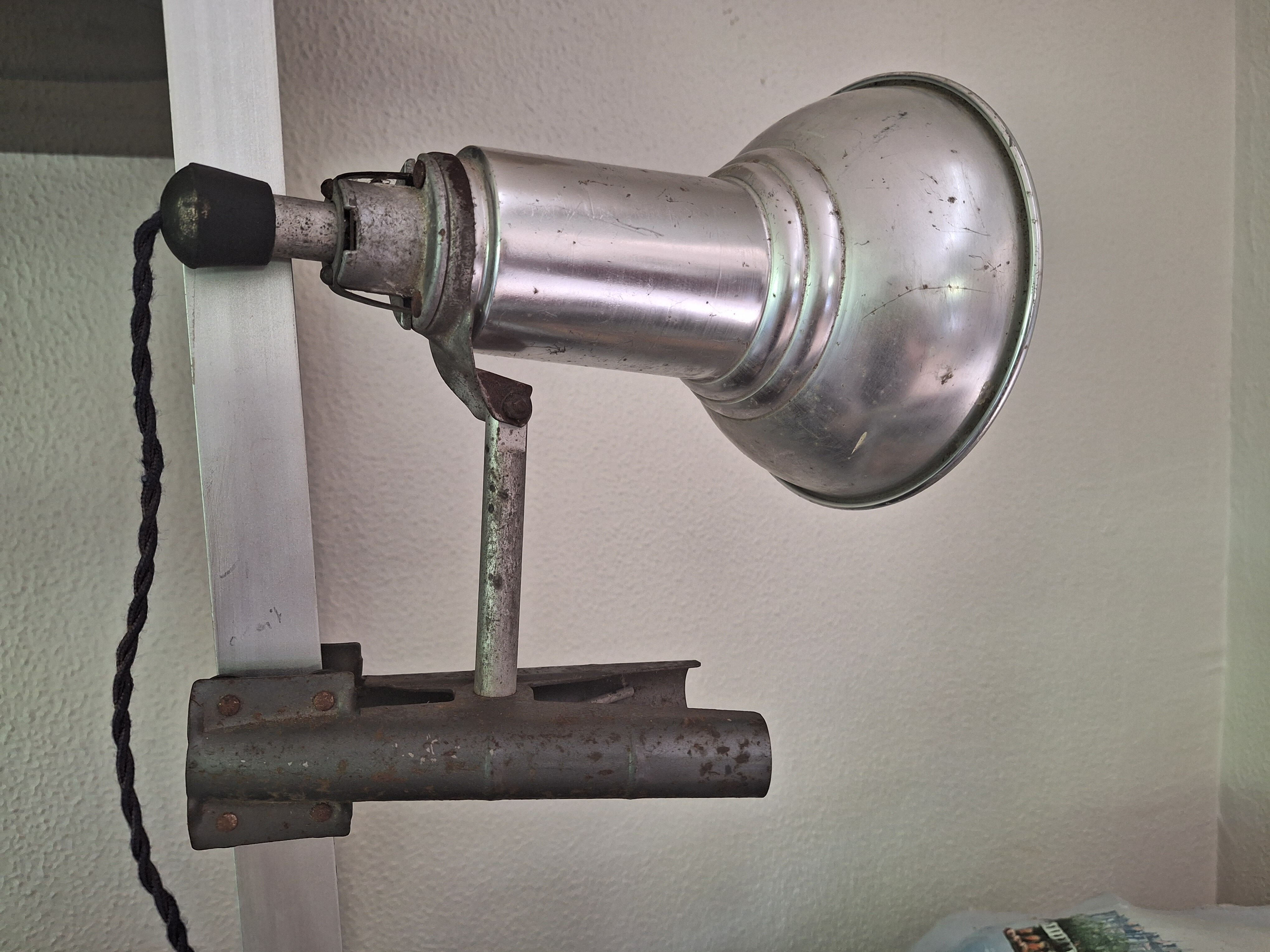 Spot clip-on lamp vintage clip-on wall lamp lita industrial lamp?