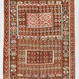 6x14 Kilim Warm Earthy Tons Long Wide Handmade Kilim Rug, 183x416 Cm