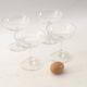 4 cut crystal champagne glasses