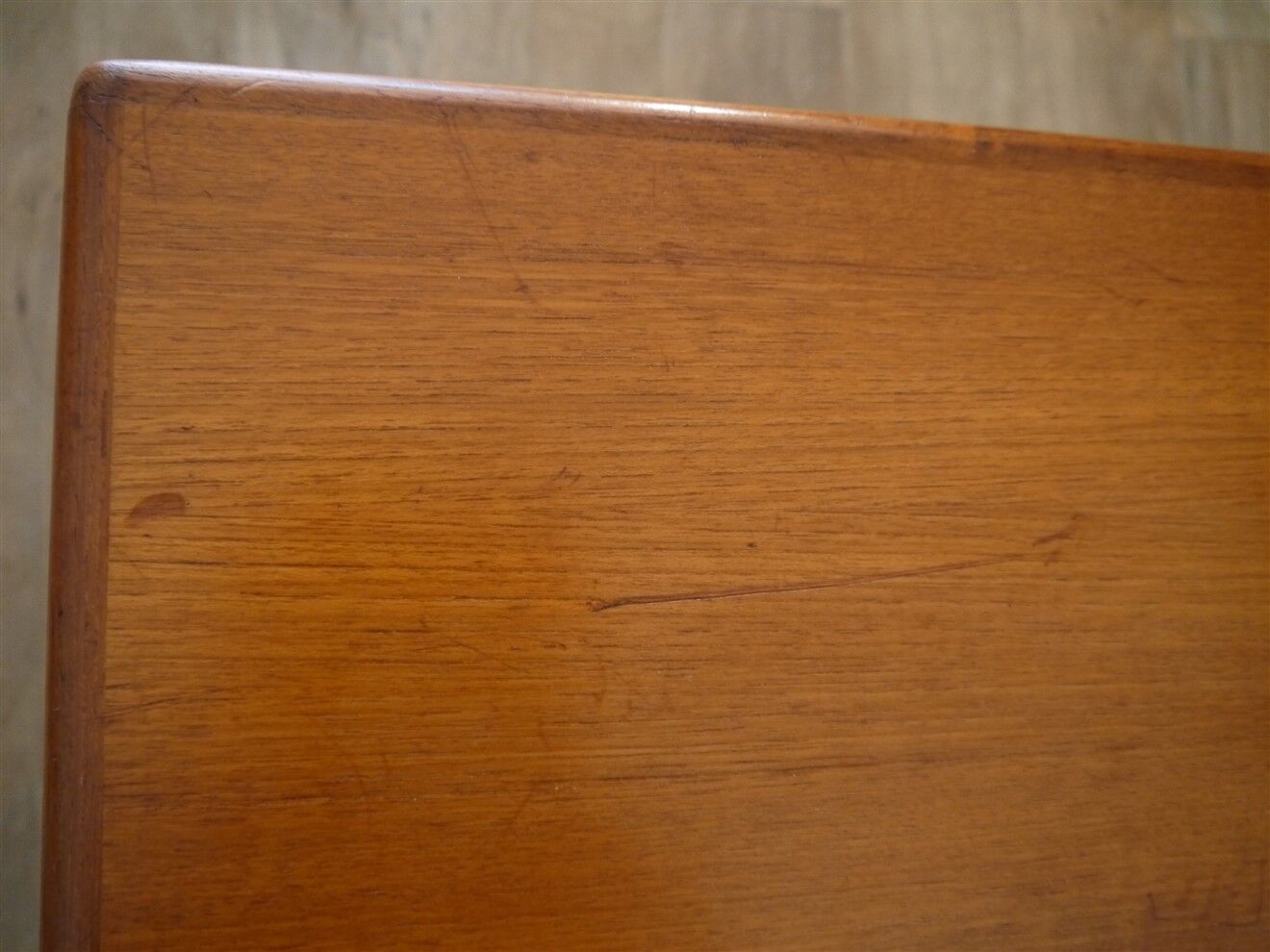 Vintage Scandinavian teak side table 1960