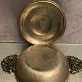 Renaissance style pewter eared vegetable