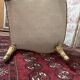 Large cabriolet armchair in Louis XVI style with gilded wood.