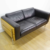 Leather sofa, Forum, Robin Day