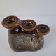 Mid-Century Modern Triple Candle Holder by Ditmar Urbach, Czechoslovakia, 1
