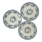 Terre de fer gien 1875 collection bouquet de roses - creuse lot de 3