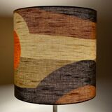 Subway Lampshade in vintage fabric 70s
