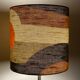 Subway Lampshade in vintage fabric 70s
