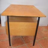 Bureau vintage en fer et bois