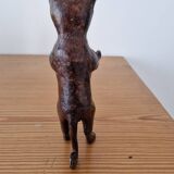 Bronze cat empty pockets