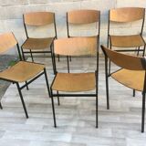 ♻️ Set of 6 chairs designed by designer Gijs van der sluis.