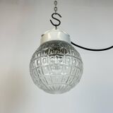 Vintage White Porcelain Pendant Light, 1970s