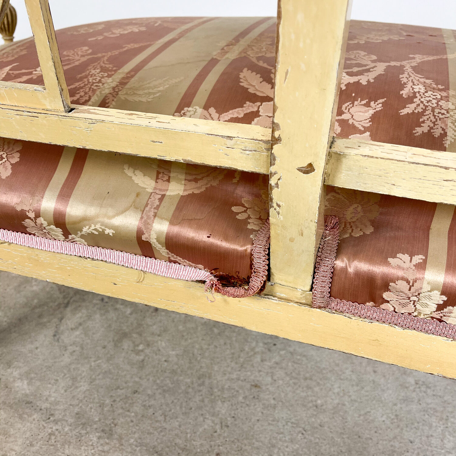 Antique french louis XVI style two seater sofa